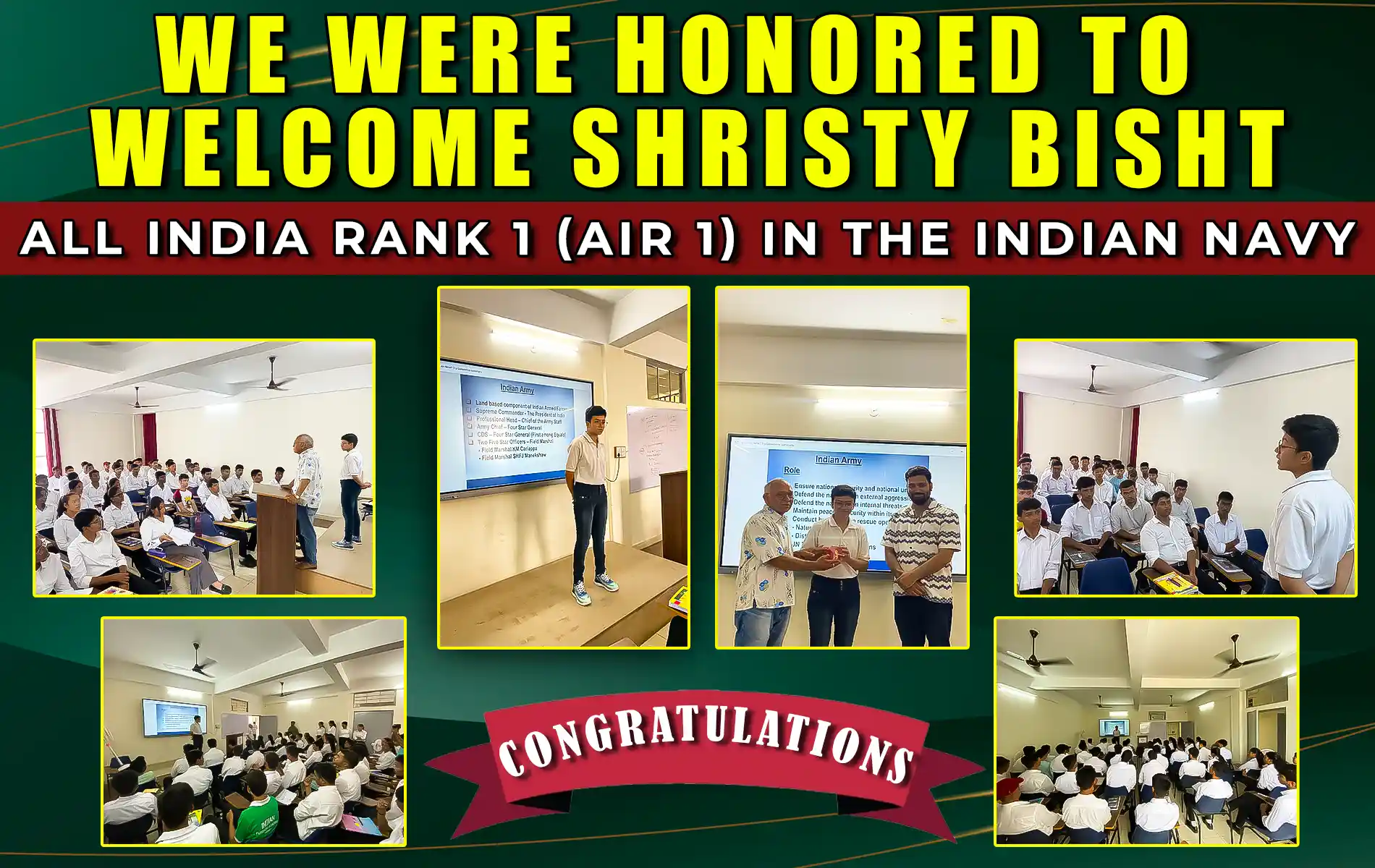 All India Rank 1 (AIR 1) -Indian Defence Institute(Best NDA Coaching In Dehradun)