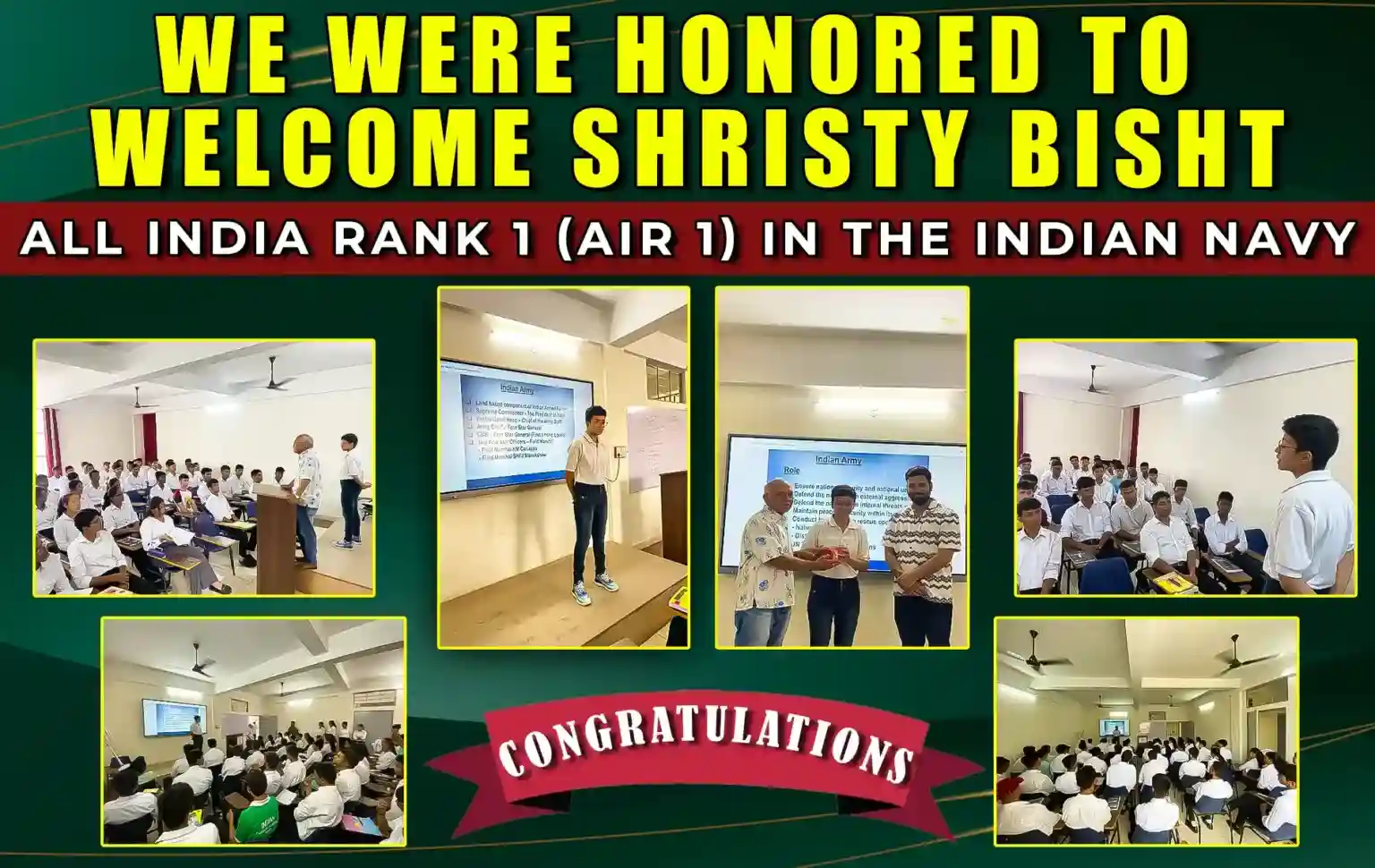 India Rank1 (AIR-1)- Student of Best NDA Coaching In Dehradun