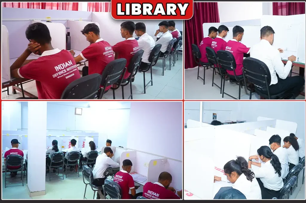 Advanced Libraray of Indian Defence Institute the Best NDA Coaching in Dehradun