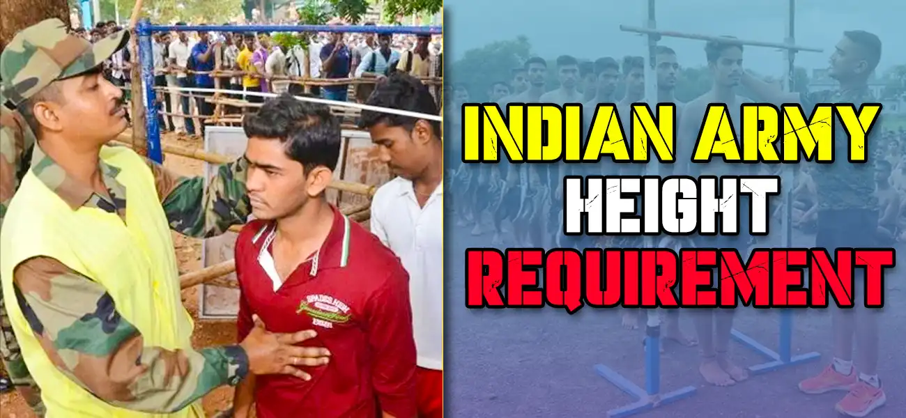 Indian Army Height Requirment
