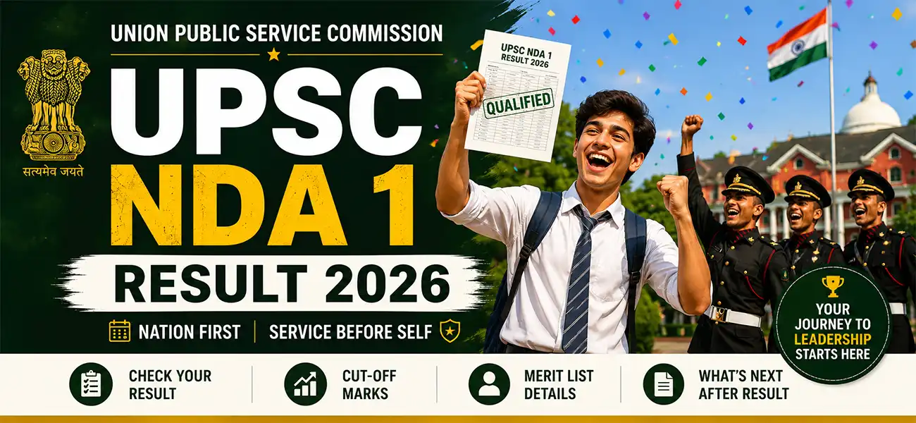 UPSC NDA 1 Result 2026
