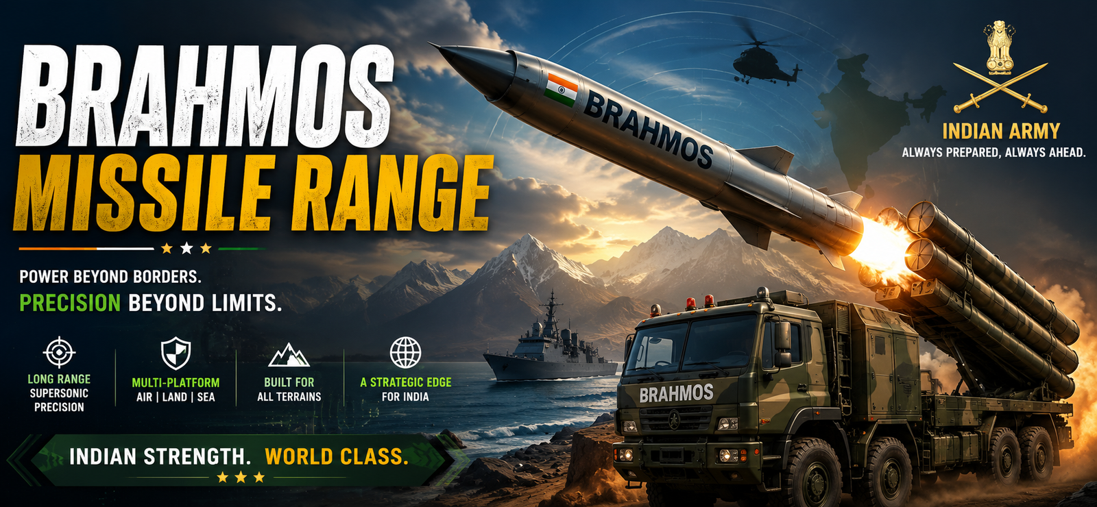 BrahMos Missile Range