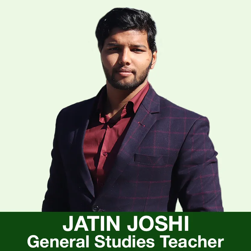 Jatin Joshi - General Studies Faculty of Indian Defence Institute