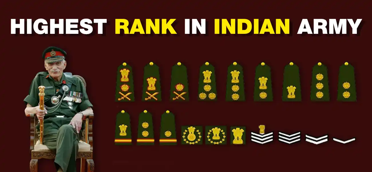 Highest Rank in Indian army
